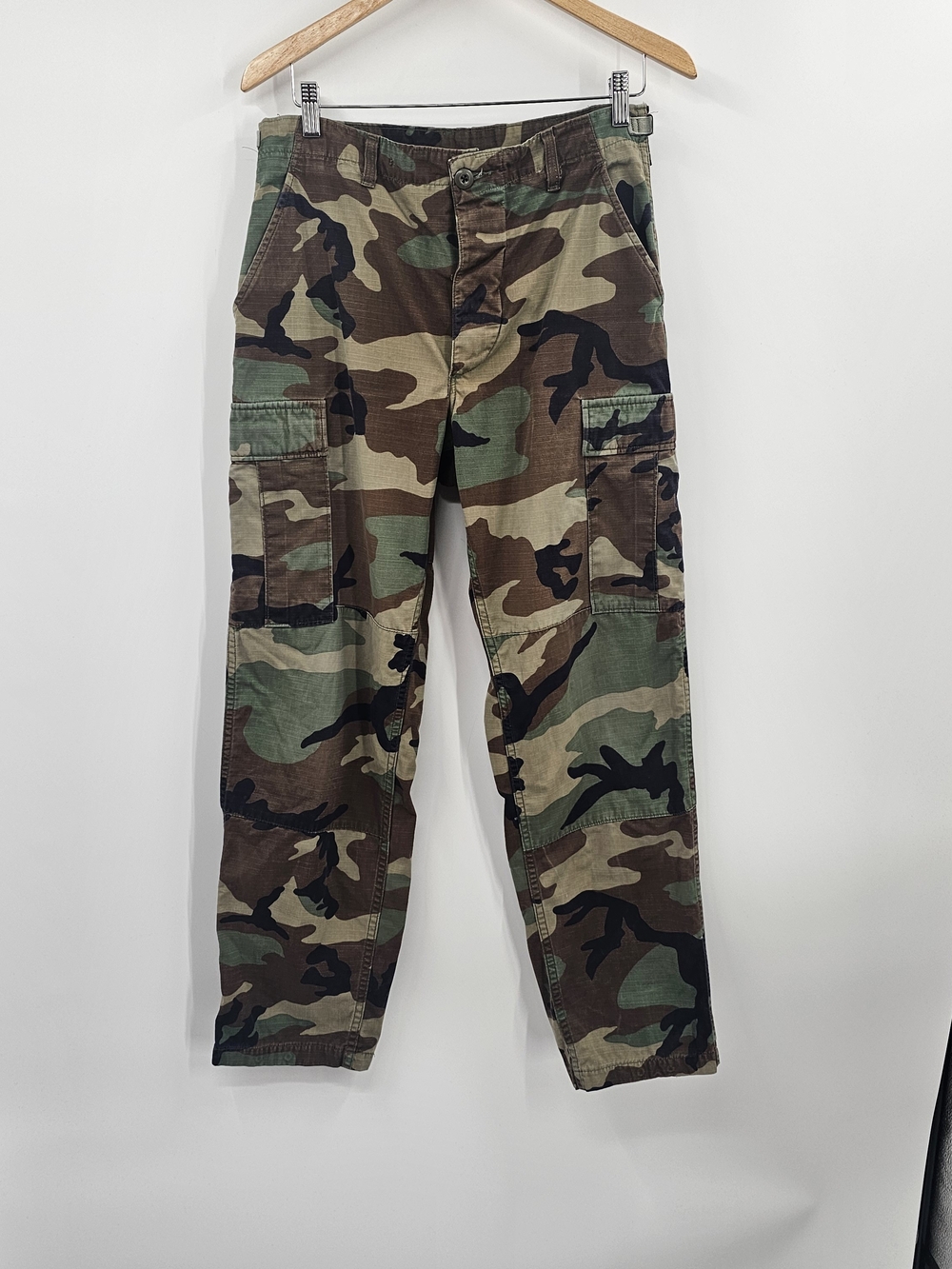 Camo Cargo Pants in Woodland Camo - Military Style Size 30